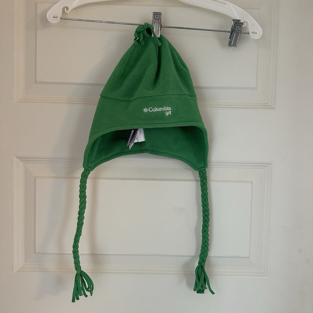Columbia‎ Omni-Shield Green Light Fleece Women's Winter Hat with Ear Flaps O/S